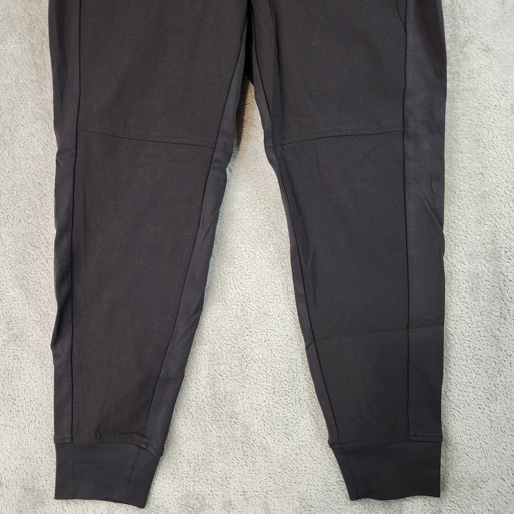 Athleta Highands Hybrid Trek Jogger Pants Womens Size 8 Black Zip Pockets - Picture 8 of 13